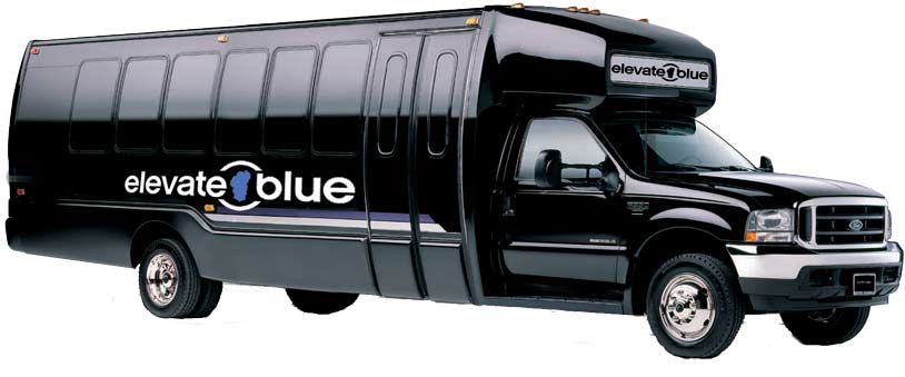 Elevate Blue Bus